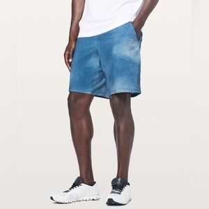 Lululemon Pace Breaker Short *9" Updated Ocean Spray Ice Grey Admiral Blue XL